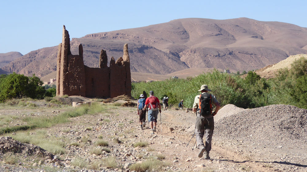 Walking through valleys, villages and Kasbahs